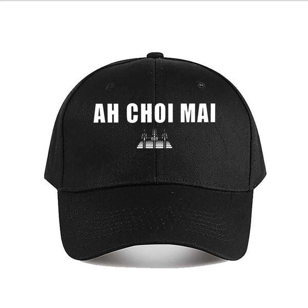 Khmer Cambodian Choi Mai Script Cultural Attire Baseball Cap Fashion Unisex Sunhat Womens Outdoor Sports