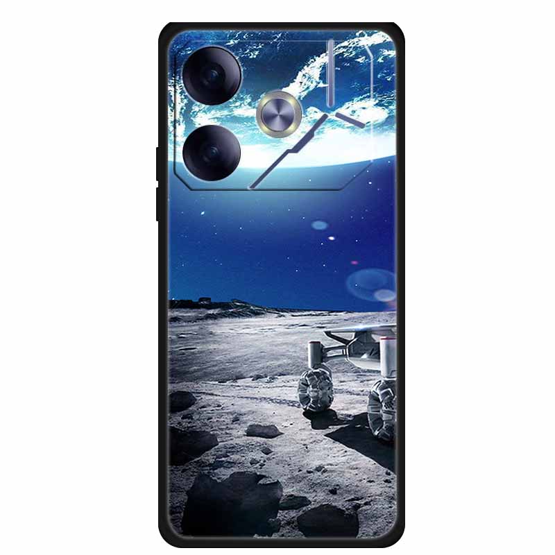 Phone Case For Tecno Pova 6 Back Cover Case Shockproof Black Silicone Soft Funda For Tecno Pova 6 Case Pova6 6.78" Capas Coque
