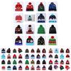 Unique Patterned Christmas Beanie Hat With Bright Led Lights For Winter Cheer