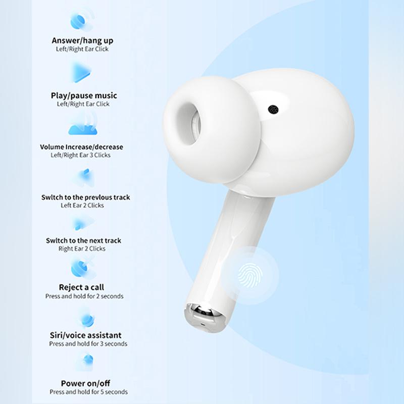 Air Pro Wireless Bluetooth Earphones TWS Headset HiFi Earbuds Noise Reduction Headphones Waterproof For Android