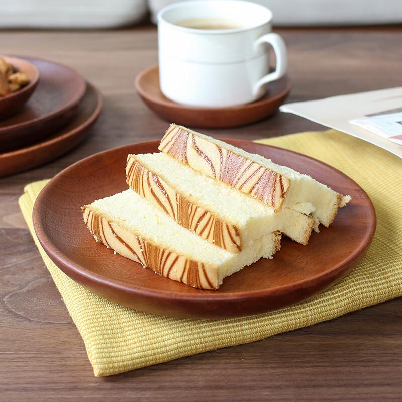 Wutuo Black Ebony Wood Round Serving Plate