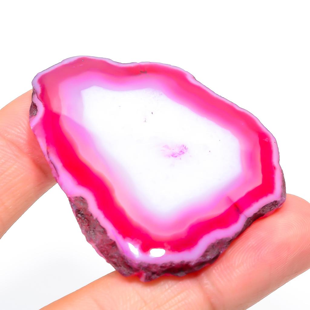 Pink Condor Agate 4.3x5.3mm Natural Cabochon Fine Loose Gemstone 158.8Cts.