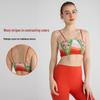 Stylish European & American Print Yoga Suit: Women's Two-Piece Pilates Set