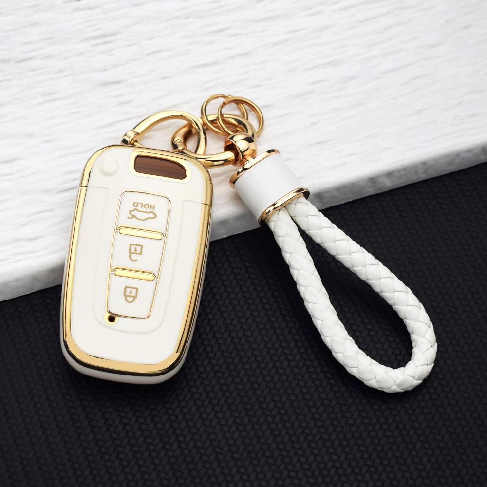 TPU Car Key Case Cover for Hyundai IX35 Elantra Sonata 8 9 for Kia Sportage K5 K2 Sorento Optima Forte Auto A3 Buttons ccessory