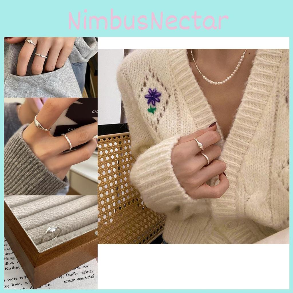 Schicker Koreanischer Minimalistischer Unregelmäßiger Kupferring Für Frauen Stilvolles Verstellbares Modeaccessoire