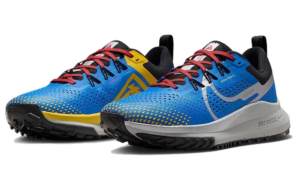 Nike React Pegasus Trail 4 Light Photo Blue Track Red Black Metallic Silver Women's DJ6159-401