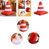 Creative Traffic Safety Cone Pillow Plush Toy For School And Kindergarten Teaching Aids