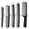 5 Pieces Black Anti-static and heat-resistant hairdressing comb Portable Styling for Men Women