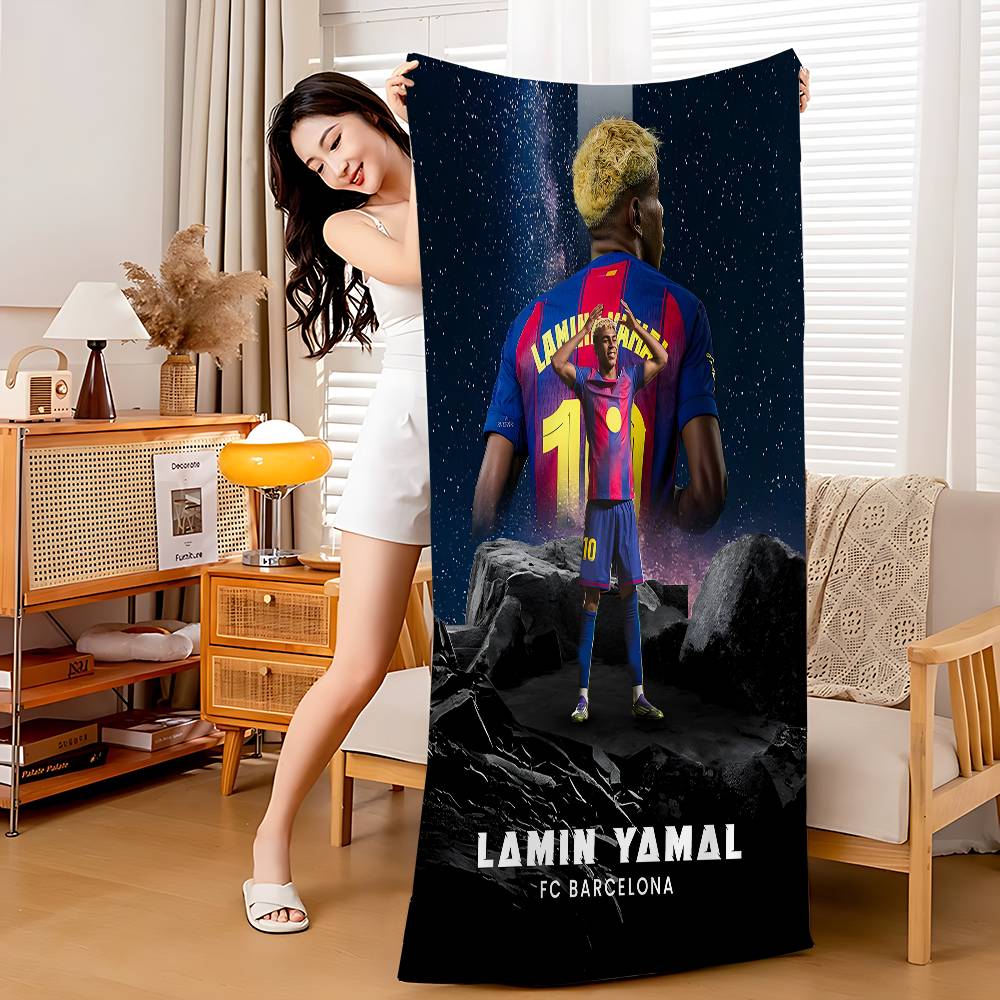 Lamine Football Player Y-yamals 19 Microfiber Beach Towel Absorbent Quick Dry Soft Yoga Swimming Resort Mountain Climbing Towel