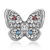 Vintage Butterfly Crystal Brooch Pin With Waterdrop Design For Women And Men
