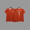 Retro jersey, football jersey, classic nostalgic replica Thai jersey, game training jersey, short-sleeved sportswear.