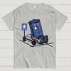 Doctor Who Tardis Parking Only Cotton Summer Casual Cool Loose T-Shirt
