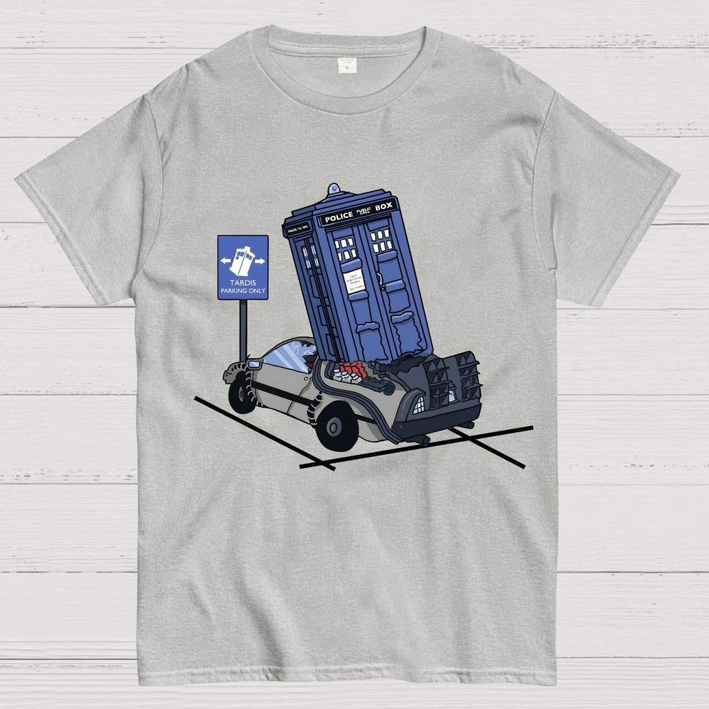Doctor Who Tardis Parking Only Cotton Summer Casual Cool Loose T-Shirt