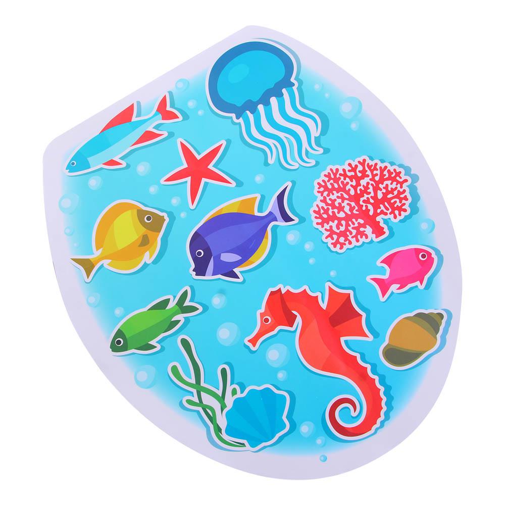 32*39cm Pan Removable Home Bathroom Decoration WC Cover Decals Closestool Decor Toilet Sticker Toilet Seat Sticker