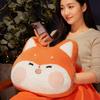38x37cm Cartoon Animal Hands Burner Fluffy Husky Fox Rabbit Cat Plushie Peluche with Holes Winter Office Nap Pillow Gift
