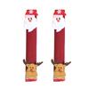 2Pcs Christmas Refrigerator Handle Cover Santa Claus Microwave Oven Door Handle Anti-Slip Protective Cover Decoration