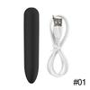 Vibrador Mini Bala de 10 Velocidades Juguetes Sexuales para Mujeres Vibración Fuerte Recargable por USB Masajeador del Punto G Juguetes para Adultos