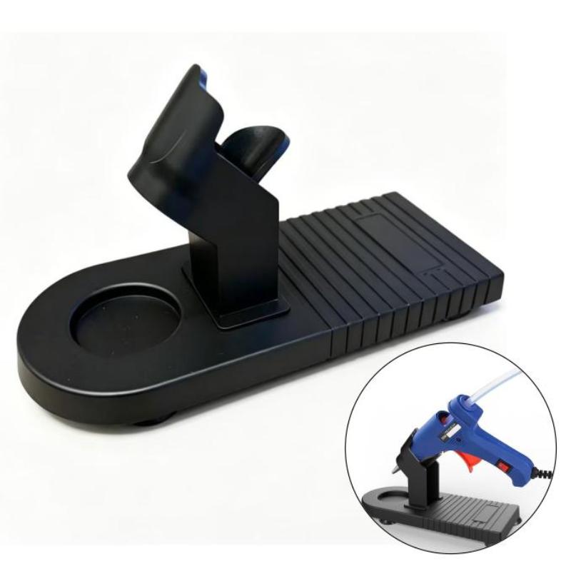 Non-Slip Hot Glue Gun Stand Stable Base Heat Resistant Portable Glue Holder for Sewing Paper Craft Home DIY Projects