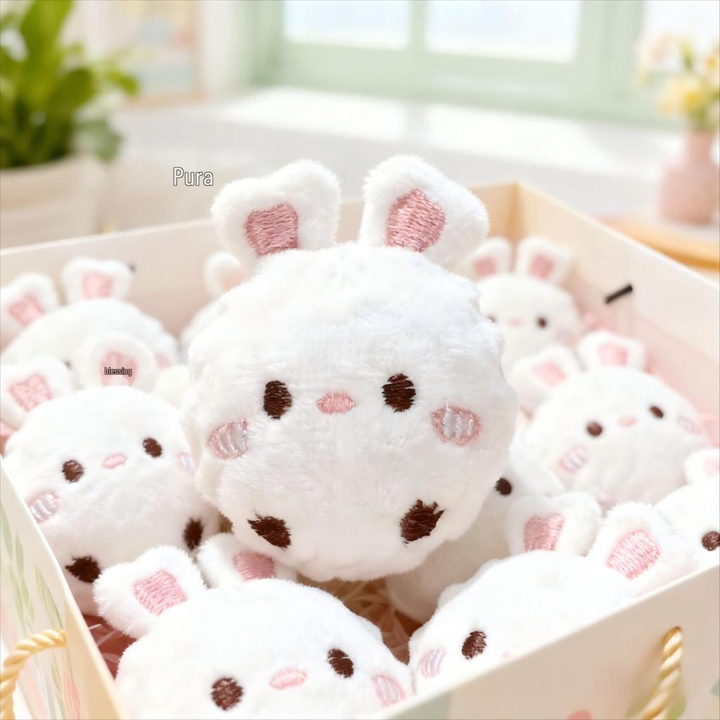 Original Small Dog Spiky Ball Toy: Squeaky, Chewy, Cute Animal Shape Plush for Teething.