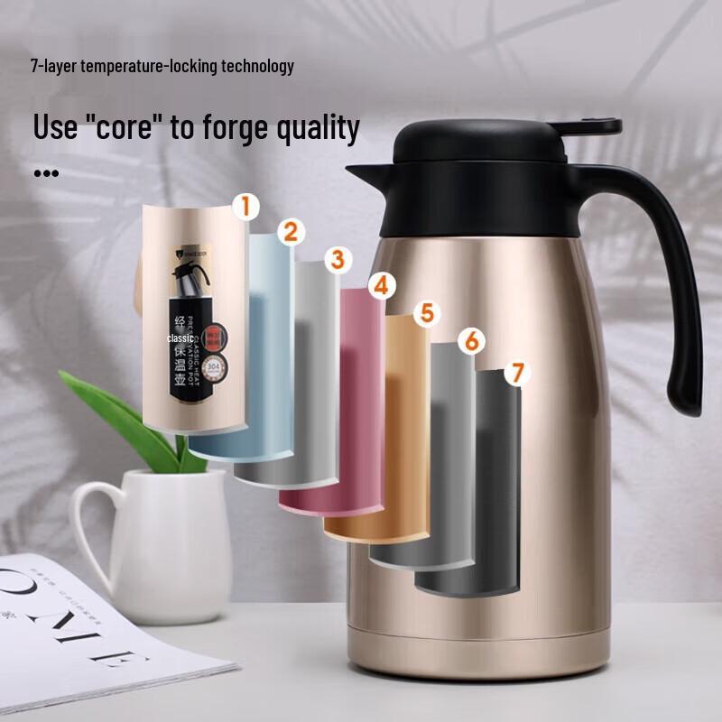 HOAOR HX9037-7 2.2L 304 Stainless Steel Insulated Pot