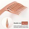 Large Double-Tooth Comb for Curly Hair Electrostatic Smooth Styling Tool with Comfortable Handle Durable Plastic Teeth Suitable for Long Curls