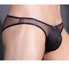 Fashion Low Waist Men'S Panties Breathable Mesh Sheer Transparent Briefs Man U Bulge Pouch Sheath Underwear Male Porn Lingeries