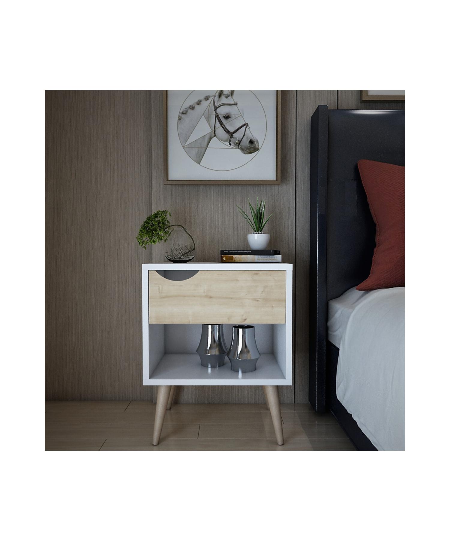 

Комод Flora Liva Deluxe (белый+ Дуб)