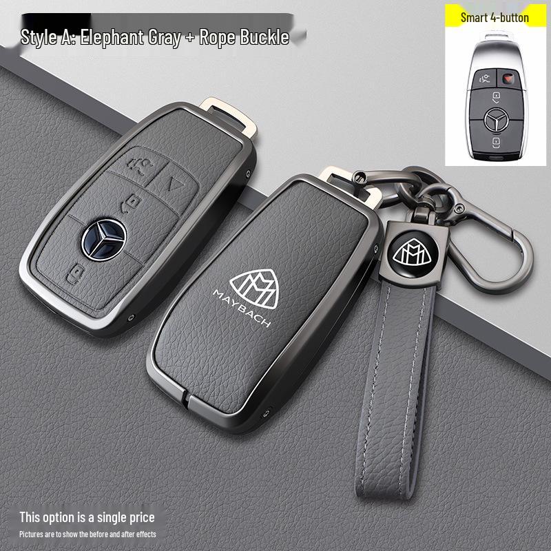 Maybach Model B Key Case - Elephant Grey