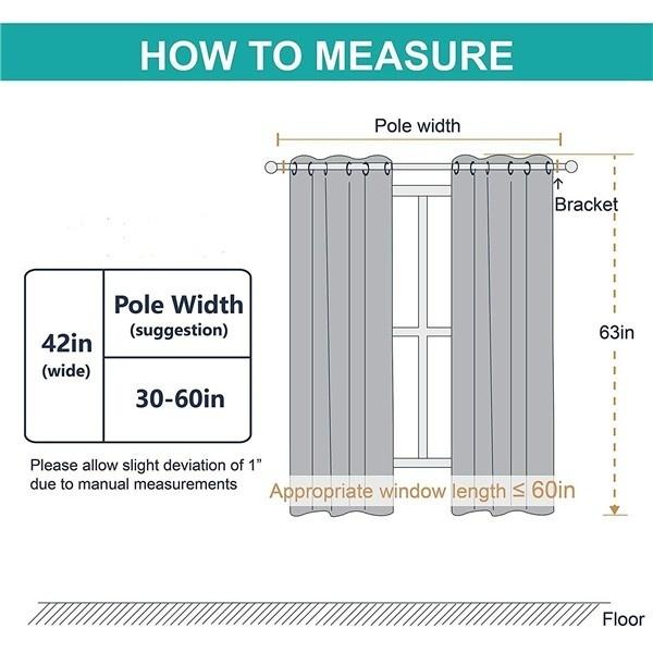 Modern Blackout Curtains for Window Treatment Blinds Finished Drapes Solid Color Blackout Curtains for Living Room Bedroom Grommet Top 1pc