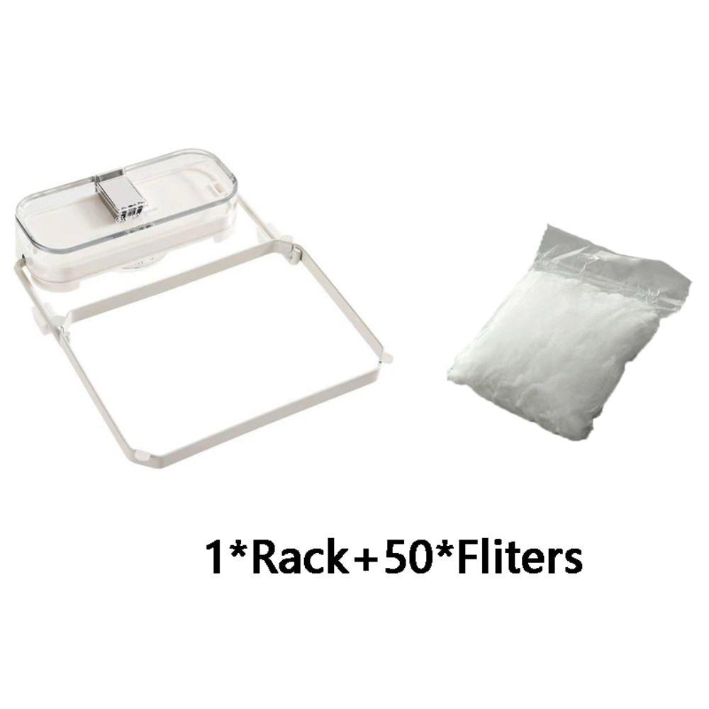 With Disposable Filter Sink Filter Rack Fine Mesh Garbage Drain Rack  Leftovers