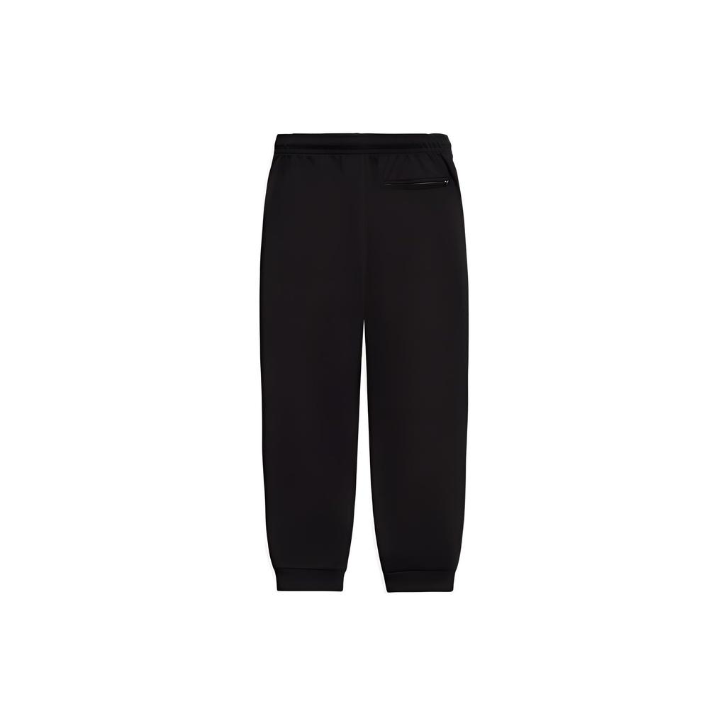 Li-Ning Wade Series Casual Solid Color Sports Sweatpants With Drawstring Waist Men Bottoms Black AKLS373-1