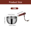 Stainless Steel Hot Oil Pot Milk Pan Stainless Steel Sauce Small Saucepan Cooking Boiling Butter Warmer Melting Kitchen Pan