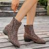 Big-size Fall-winter Thick-soled New Style Thick-soled Women's Boots with Comfortable Cotton Shoes