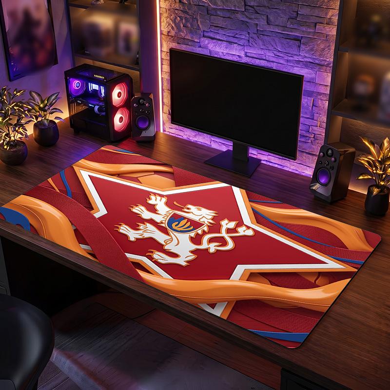 Republi Football Crest Mouse Pad, Extended Non Slip Rubber Desk Mat for Gaming Office Laptop Fan Gift