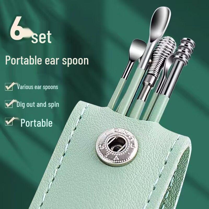 Premium Ear Cleaning Kit: High-End Ear Pick & Ear Spoon Set for Safe Earwax Removal