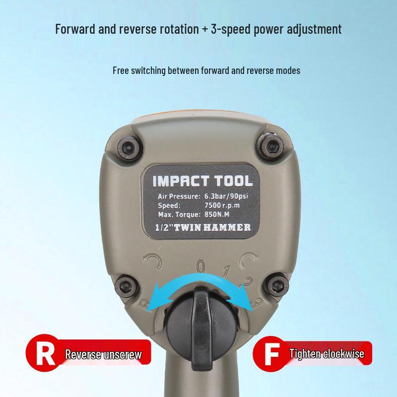 Gaobao Industrial-Grade 1/2-Inch Pneumatic Wrench for Auto Repair and Tire Maintenance