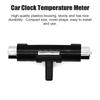 Snsowed 2 in 1 Car Watch Gauge Air Outlet Clip On LED Digital