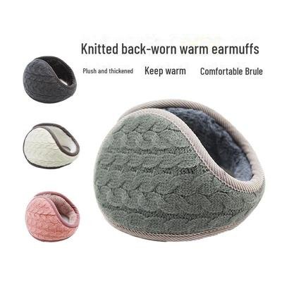 Winter-Schnäppchen: Modische, einfarbige Ohrenschützer aus Strick – weich, bequem und warm