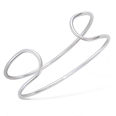 [M6182] - Silver Bracelet 'Choréographie' Silver (rhodium-plated) - 23 Mm