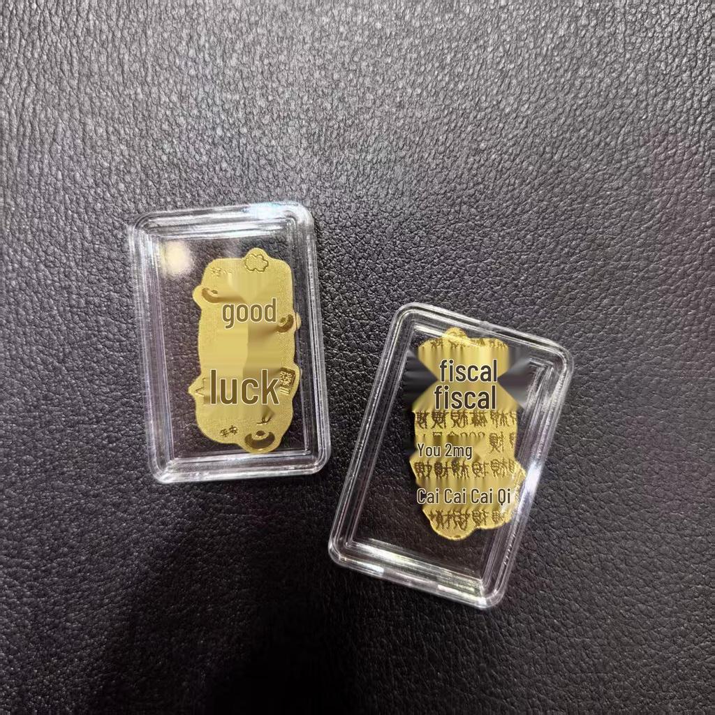 Gold Phone Sticker – 2mg Treasure Rise for Smooth Sailing and Prosperity