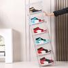 1PC Shoe Storage Box Acrylic Shoe Organizer Sneaker Display Case Anti-Scratch Design Dust-Proof Clear Shoe Storage Box 36x27cm
