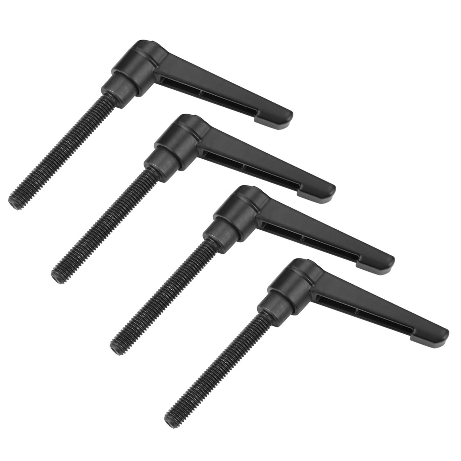 

4PCS Metal Machine Knobs Adjustable Fixing Handle M6 Male Thread (60mm)