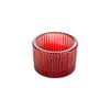 Transparent Fine-Textured Glass Candle Holder - Aroma Cup for Home Decoration