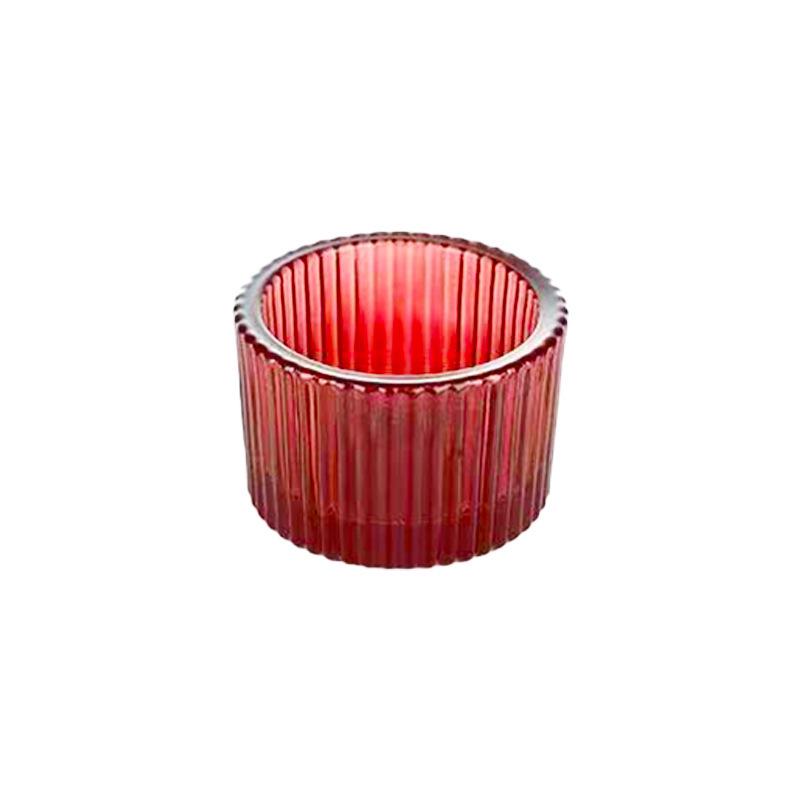 Transparent Fine-Textured Glass Candle Holder - Aroma Cup for Home Decoration