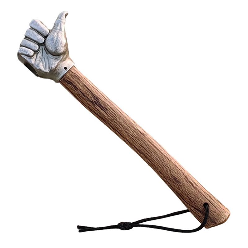 Stainless Steel Thumb Fist Hammer Emergency Window Breaker Function and Fist Grip Collectible Art for Car Safety