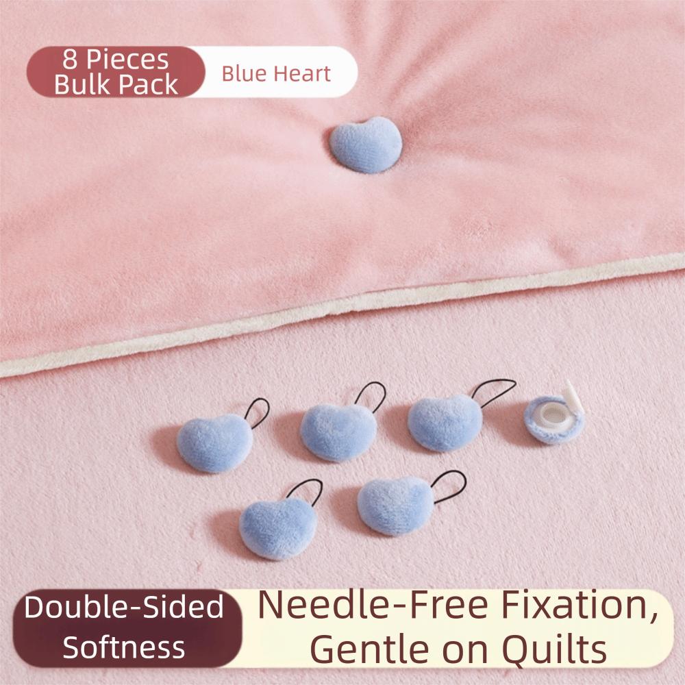 8Pcs New Quilt Fixer Prevent Shifting Invisible Bed Sheet Fixation Easy Instal Traceless Duvet Cover Pins Home