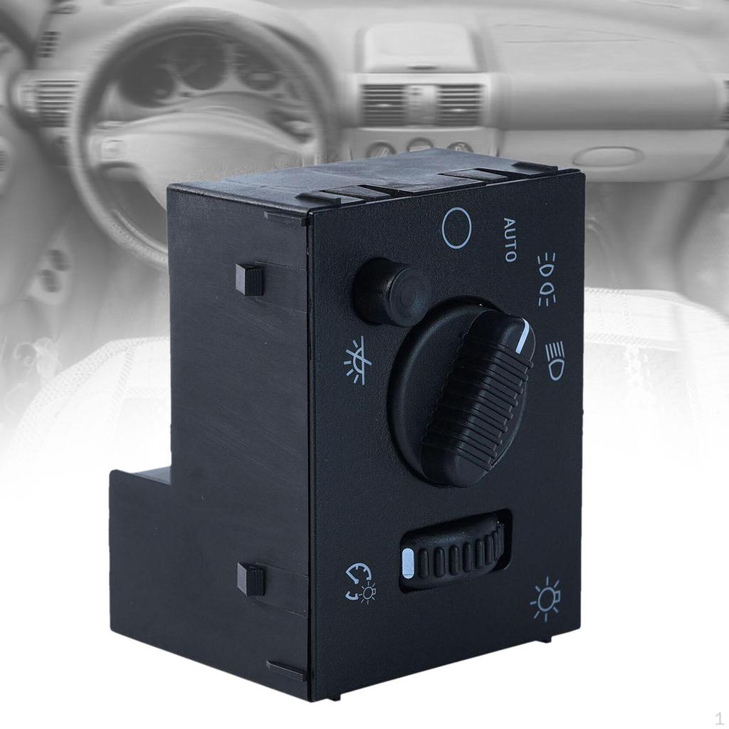 15176678 Head Light Control Switch Automotive Accessory Replace Parts Replacement Black 19381535