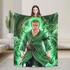 Zoros Dragon Lightning Stand Art Plush Blankets Boy Girl Flannel Throw Blanket For Couch Bed Warm Quality Bedspread