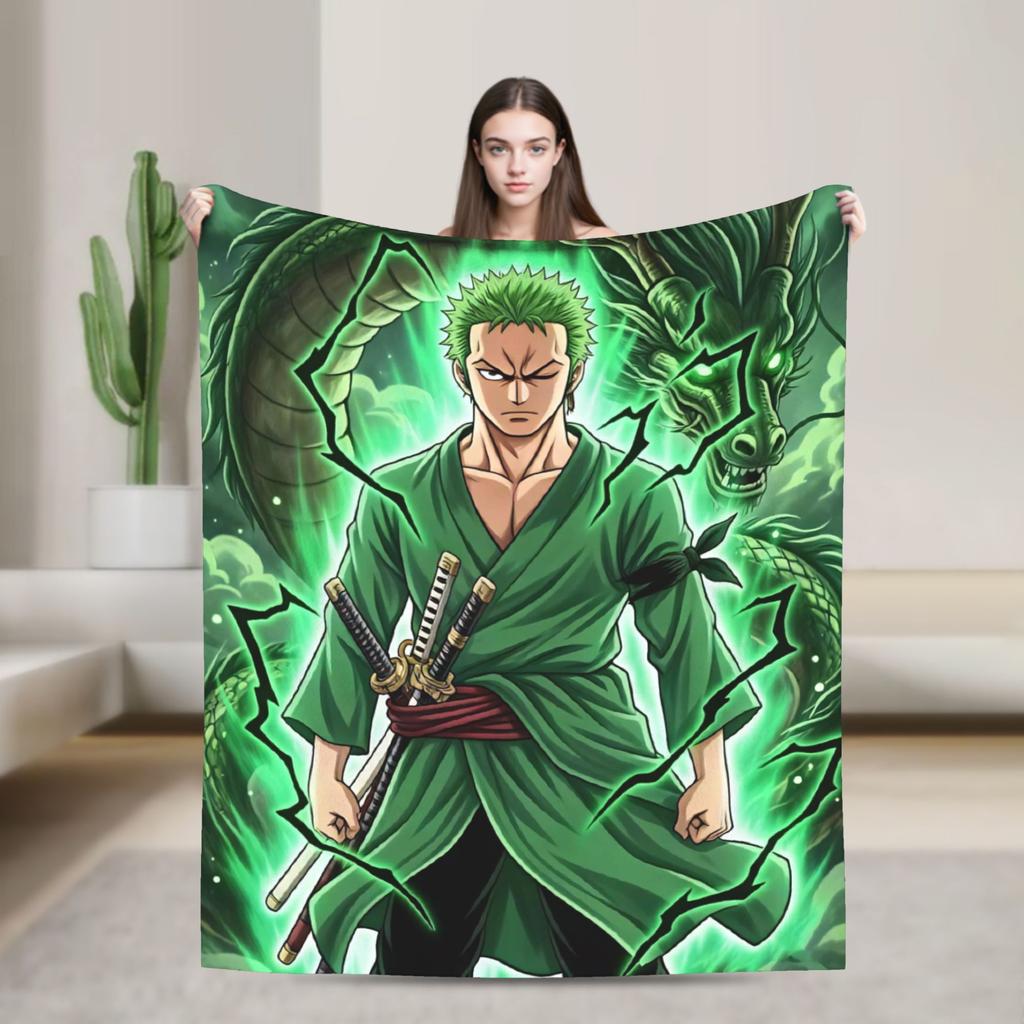 Zoros Dragon Lightning Stand Art Plush Blankets Boy Girl Flannel Throw Blanket For Couch Bed Warm Quality Bedspread