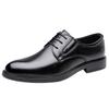 Fashion Black men's leather shoes Classic retro formal style Leisure Party Business Office Minimalist gentleman's shoes Hot selling